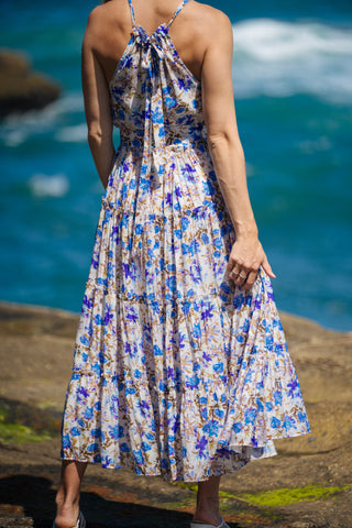 Amalfi Floral Maxi Dress | Alma Gray