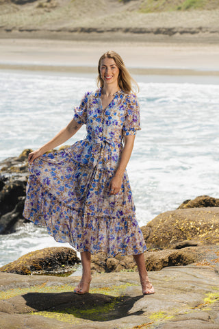 Marbella Floral Maxi Dress | Alma Gray