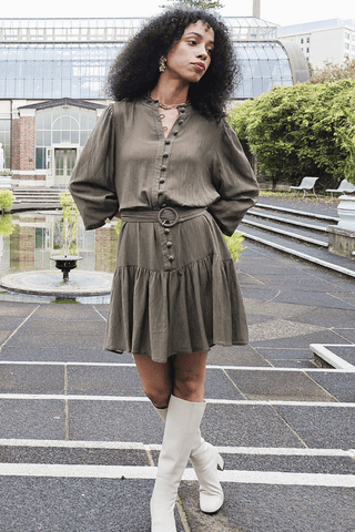 Milly Sage Green Mini Dress